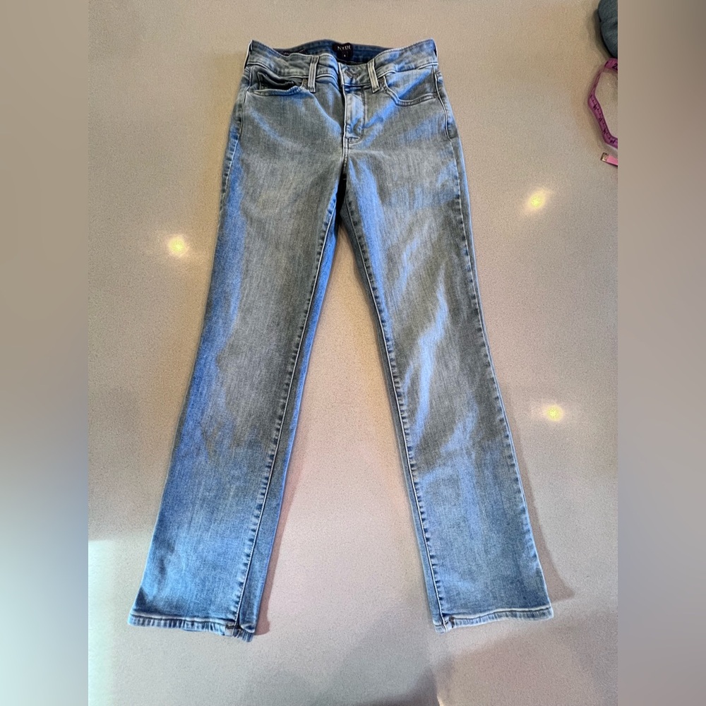 NYDJ Marilyn Straight LiftXTuck Technology Jeans Sz 6